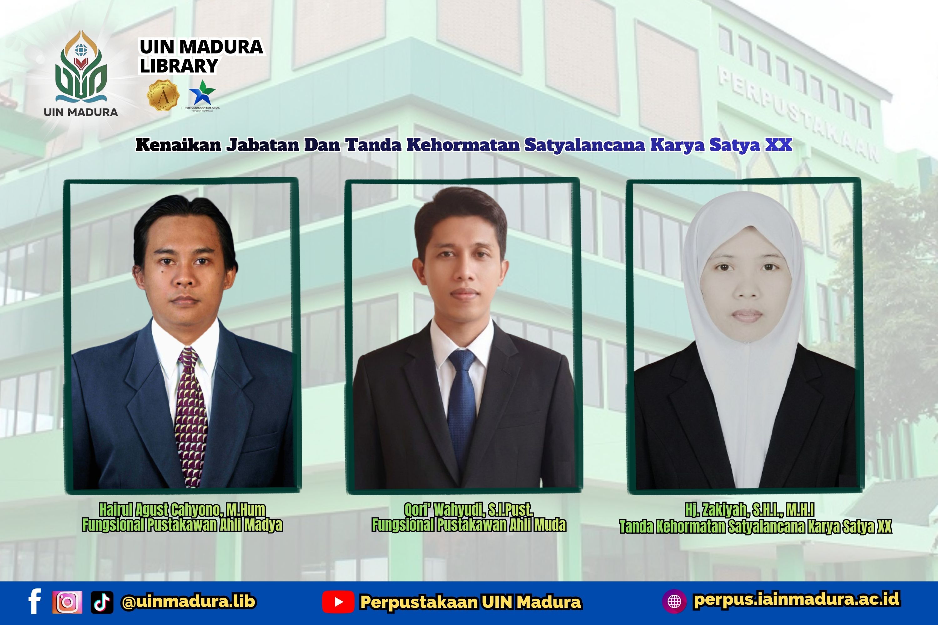 Momentum Kebanggaan : Penyerahan SK Kenaikan Jabatan Dan Tanda Kehormatan Satyalancana Karya Satya XX