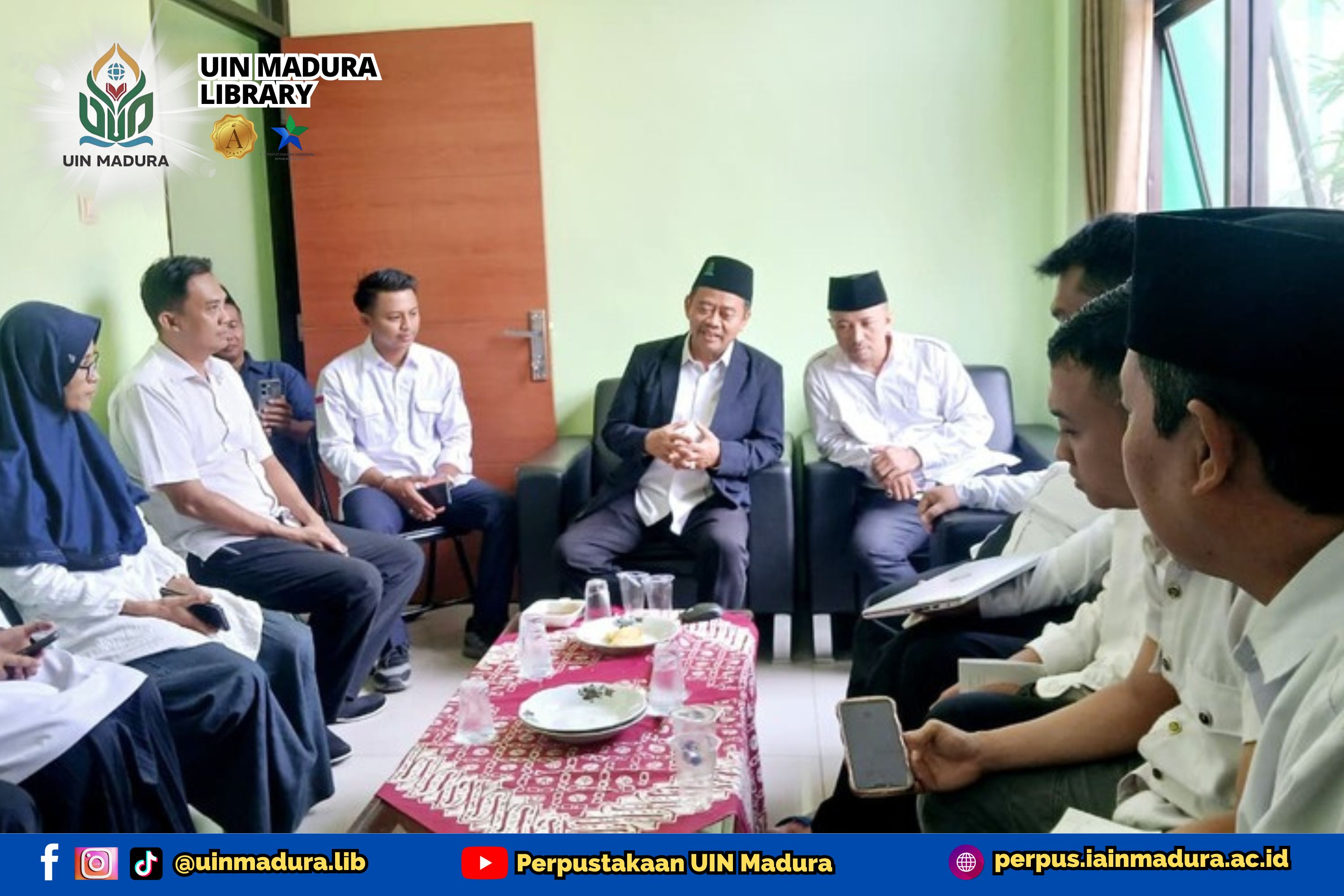 Momen Tak Terduga: Rektor UIN Madura Hadir Langsung di Rapat Perpustakaan, Suntikkan Semangat Baru